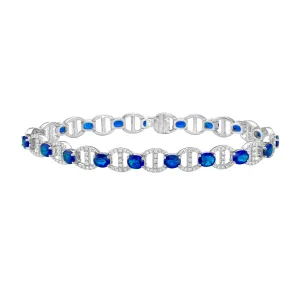 8.52CT Sapphire Bracelet