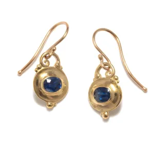 Blue Sapphire Earrings