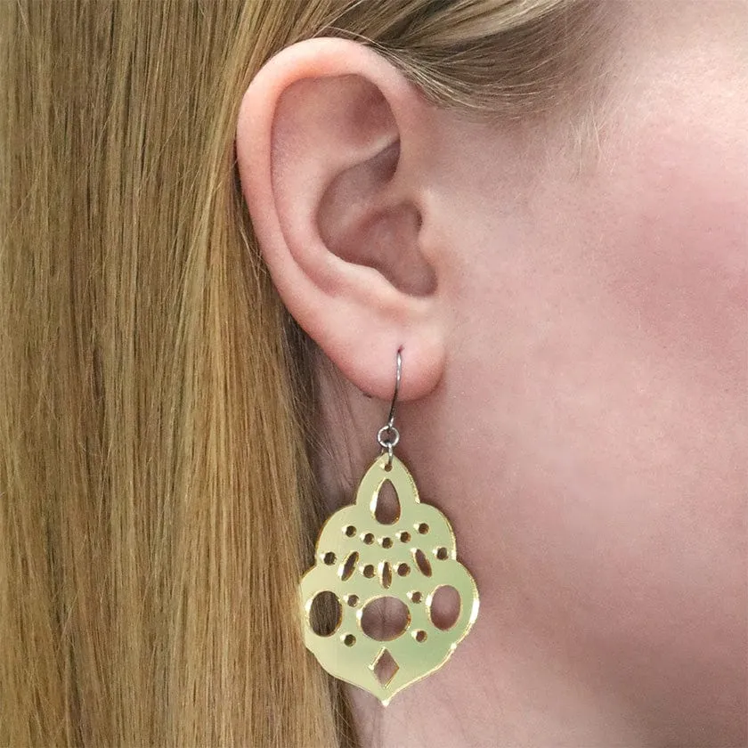 Boho Chandelier Essential Drop Earrings - Gold