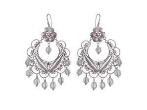 Chandelier earrings - Light Blue AL