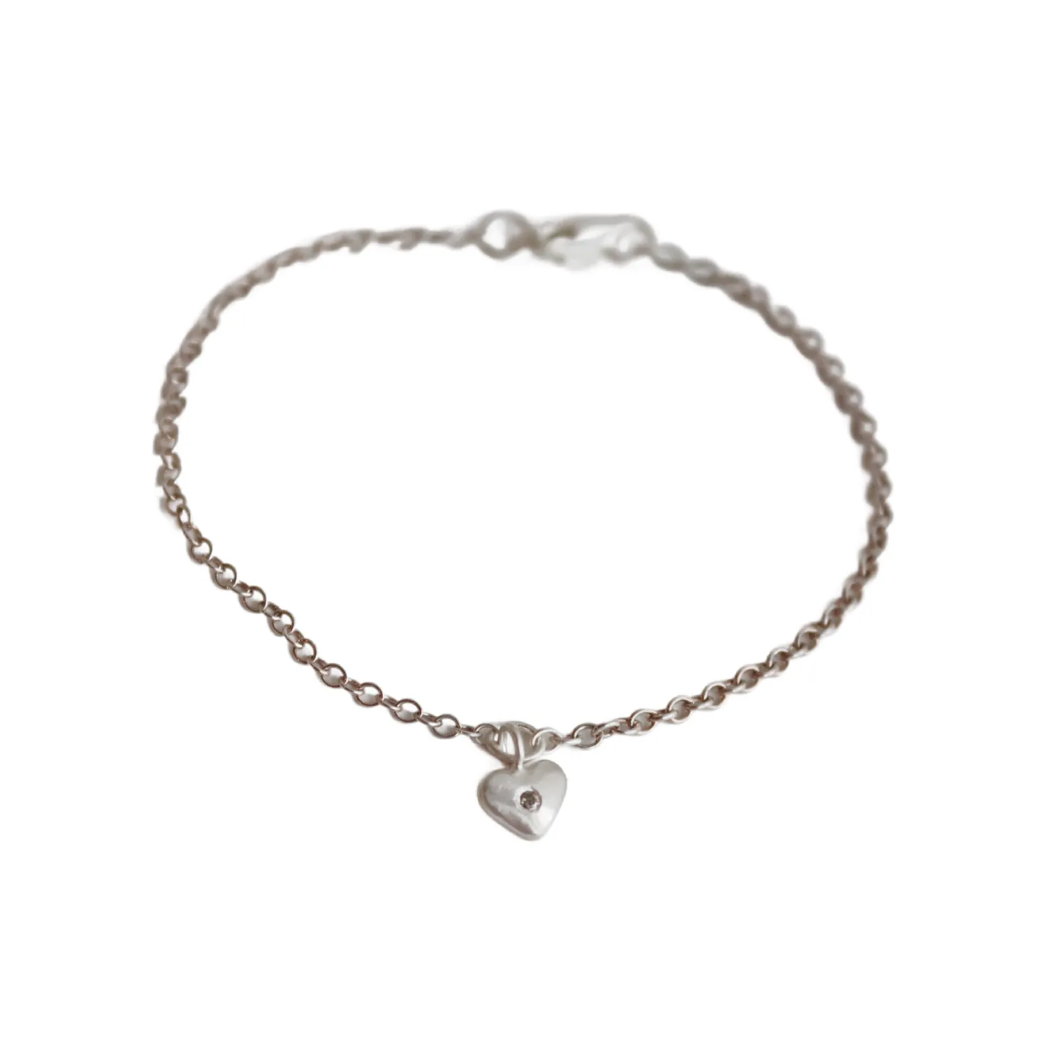 Diamond Heart Bracelet