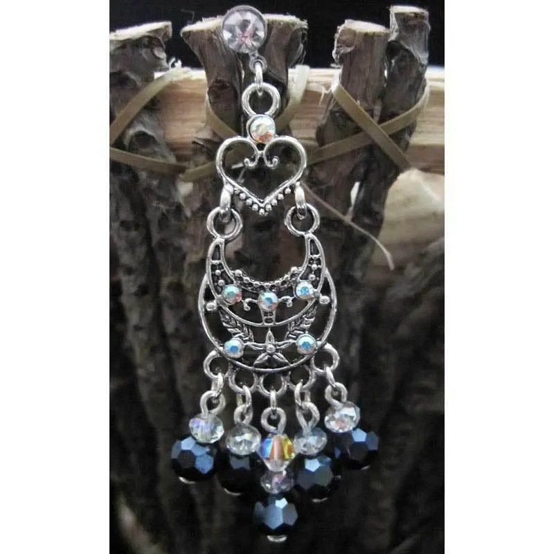 Long Dangle Crystal Chandelier Earrings