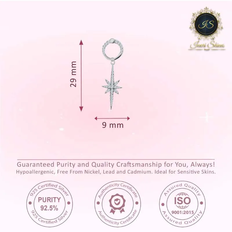 Star Burst Drop Earrings