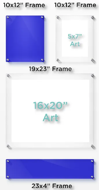 WS Gallery: Mondrian 23" Extension Set Double Panel Frames