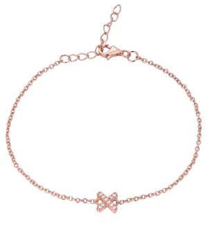 X ROSE GOLD BRACELET